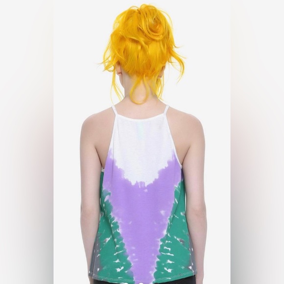 NWT Tie-Dye Yin-Yang High Neck Girls Tank Top - Picture 3 of 9